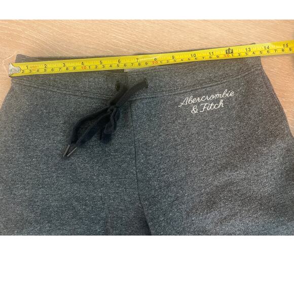 Abercrombie and Fitch Women’s Sweatpants Gray Size Medium Cotton Blend Lounge - Picture 5 of 7